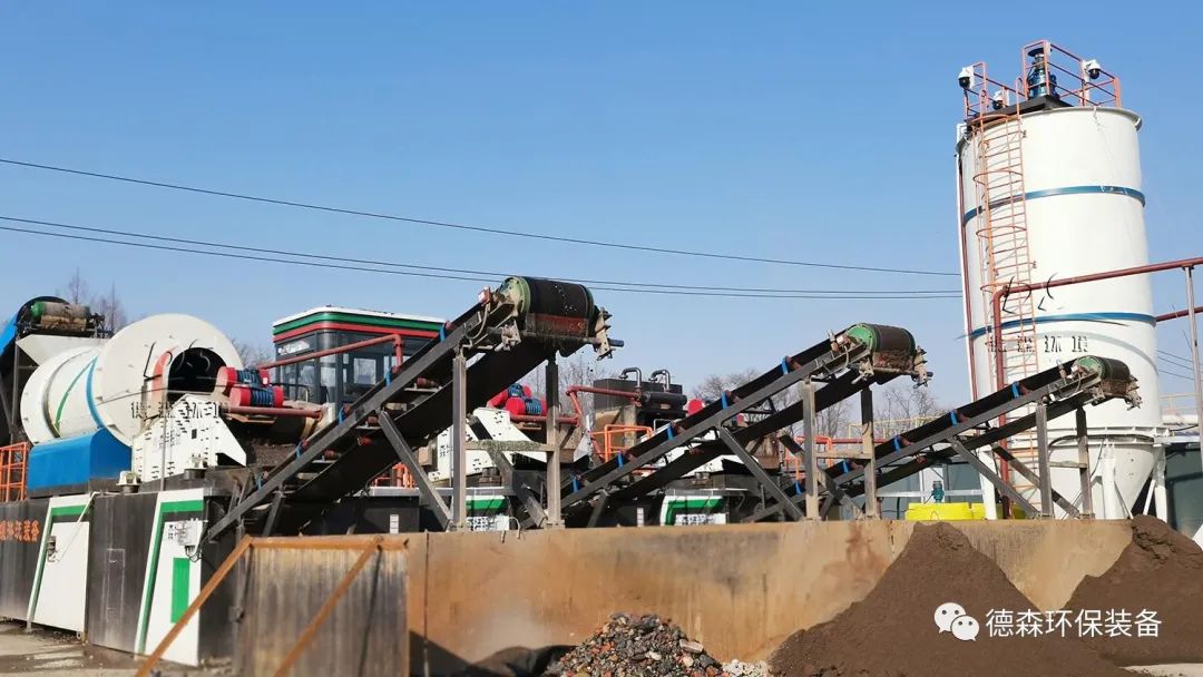 2022年 杭钢地块修复现场 AG贵宾会土壤淋洗修复设备