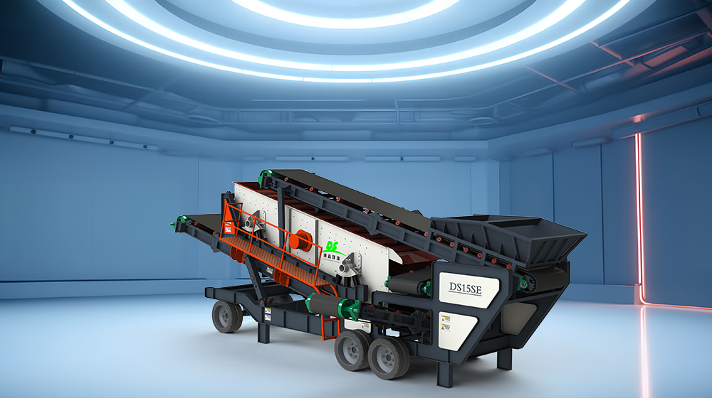 AG贵宾会简易万能移动筛分站