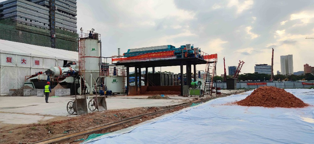 AG贵宾会淋洗装备施工现场